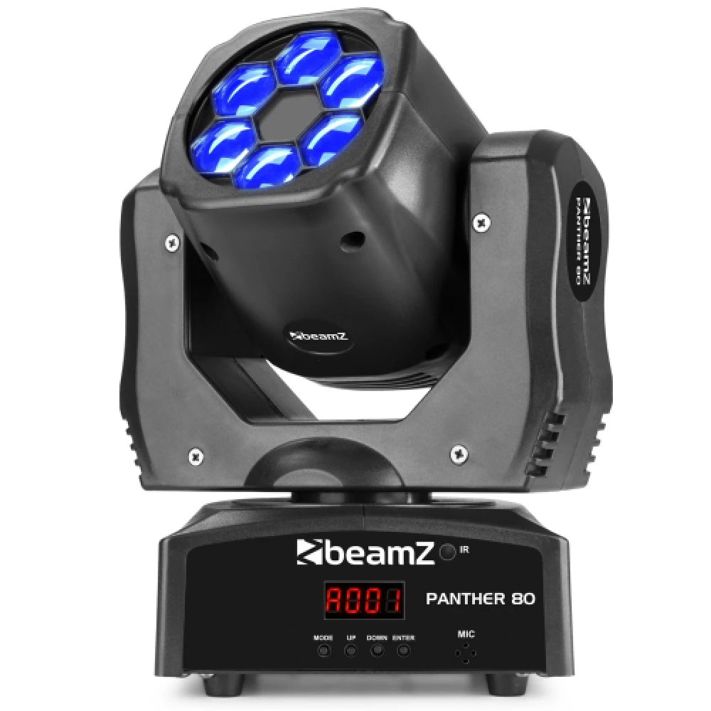 Beamz PANTHER 80 LED MOVING HEAD WITH ROTATING LENSES - Afbeelding 2