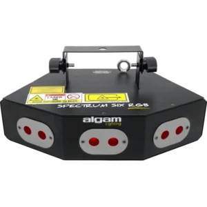 ALGAM LIGHTING - SPECTRUMSIXRGB Animatielaser 6 stralen 260mW RGB