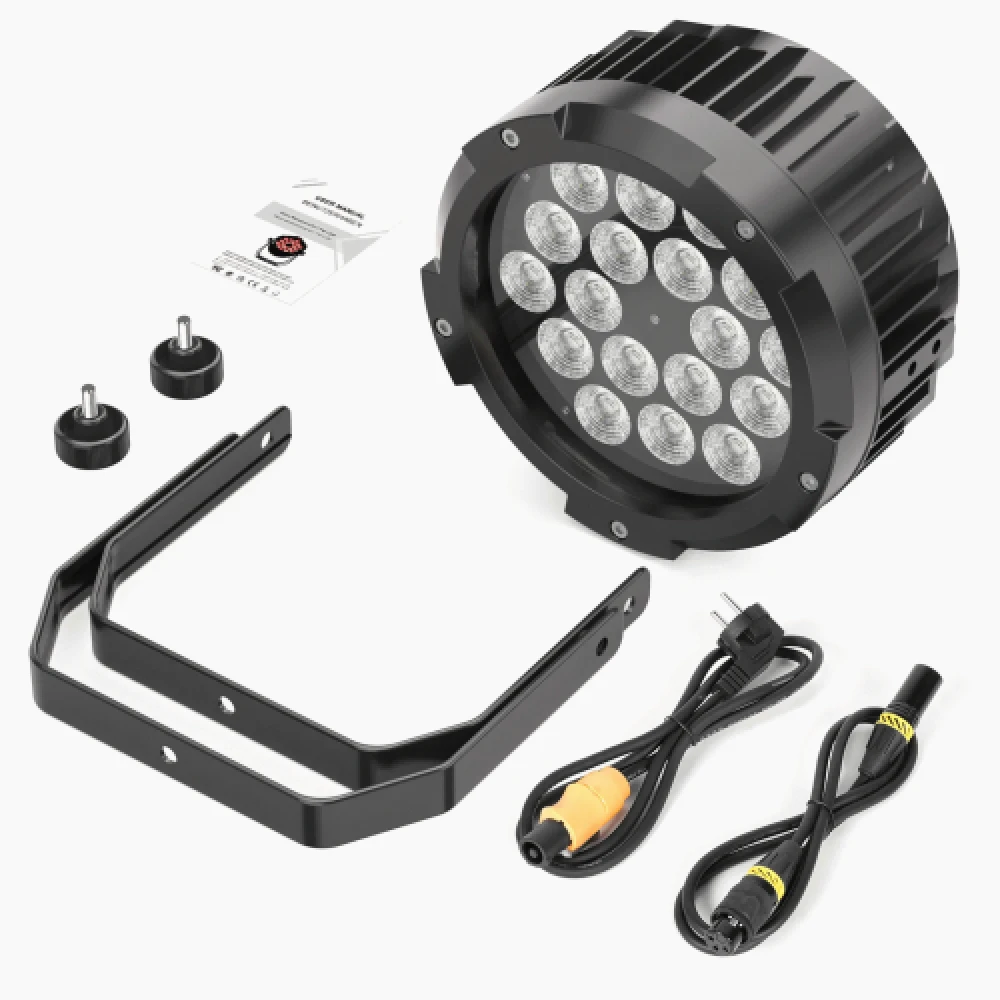150W IP67 waterdichte Led Par RGBW en UV - Afbeelding 4
