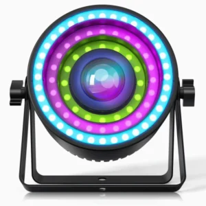 40W RGBW 4 in 1 Led Par met 3 kleurenringen