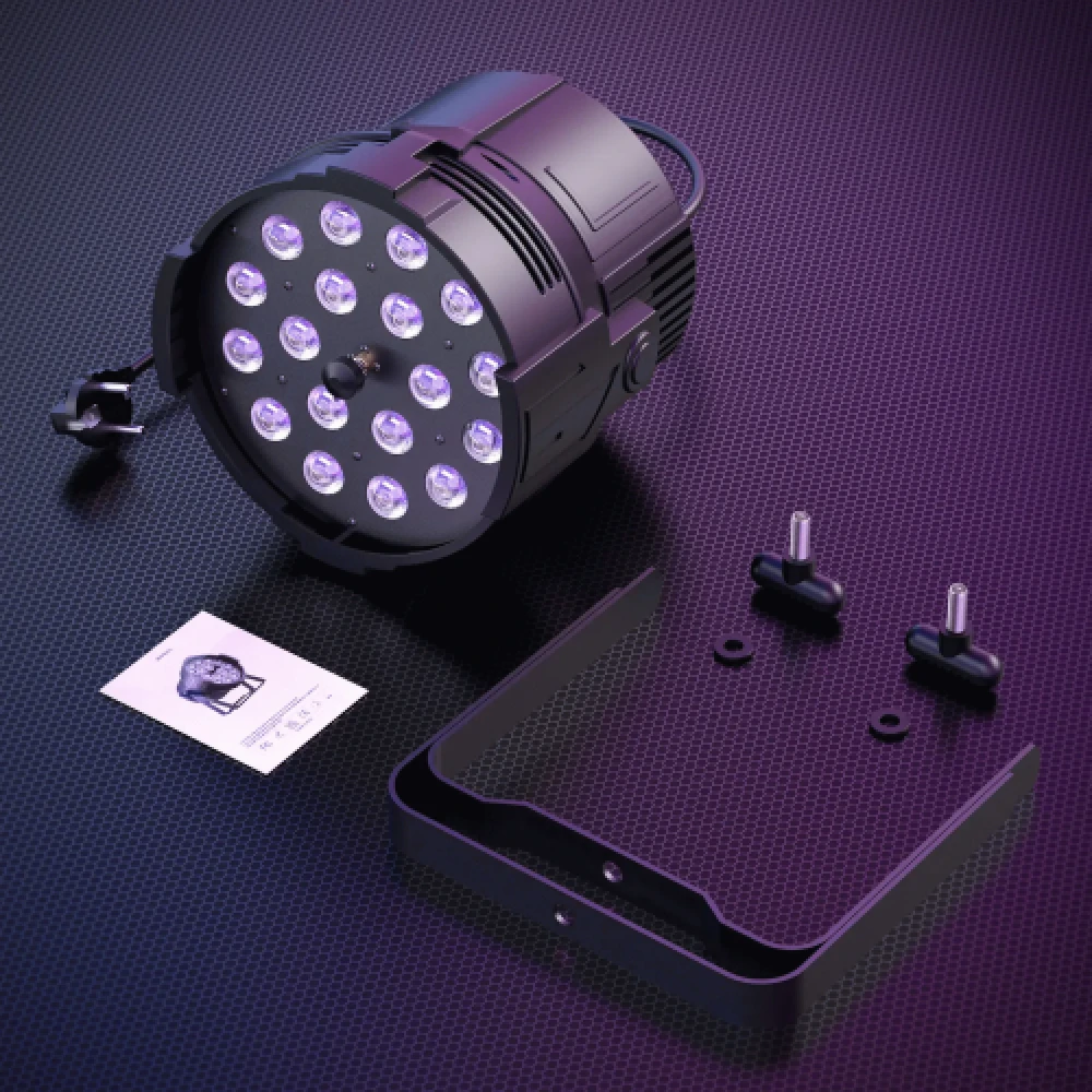 200W RGBWA en UV 6 in 1 zoom Led Par - Afbeelding 4