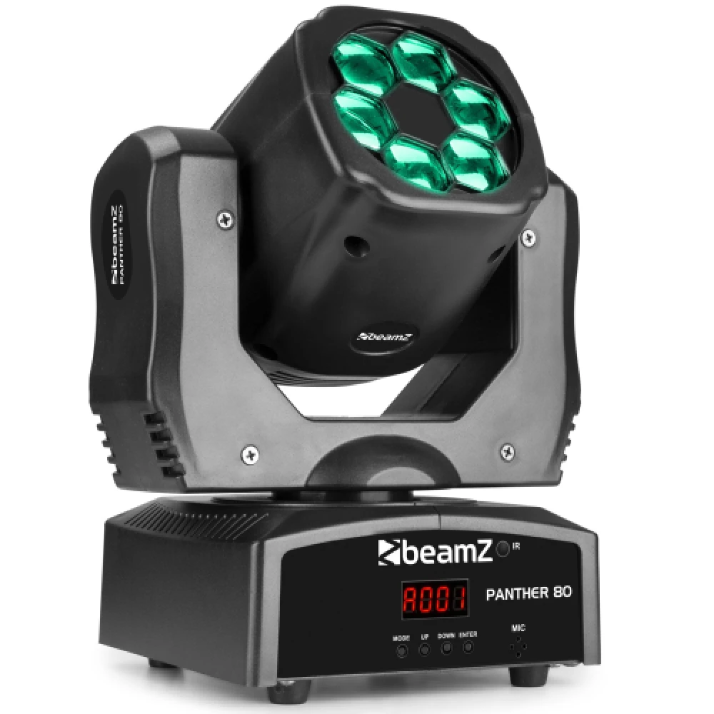 Beamz PANTHER 80 LED MOVING HEAD WITH ROTATING LENSES