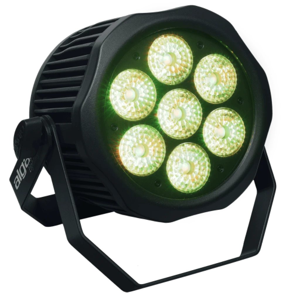 ALGAM LIGHTING - IP-PAR-712-HEX HEX - Waterdicht LED projectoren 7 x 12W RGBWAU IP65