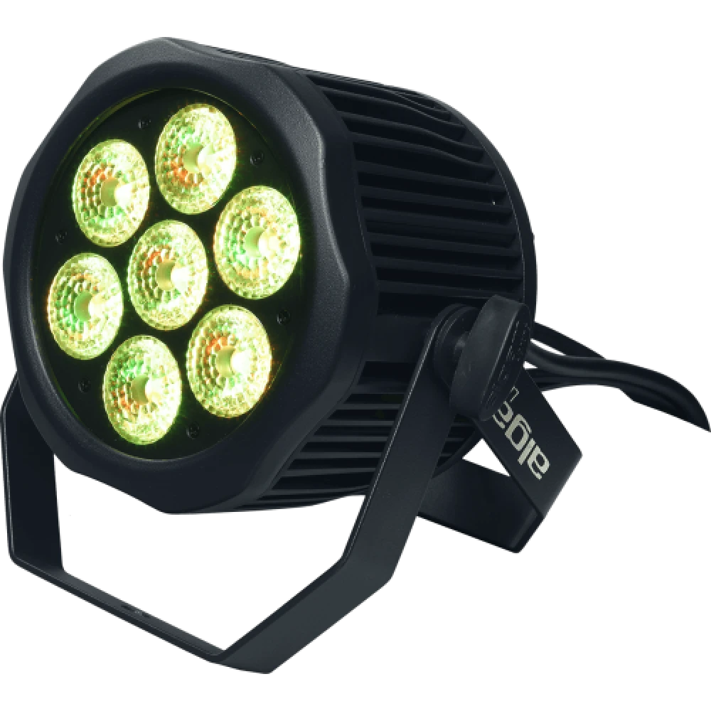 ALGAM LIGHTING - IP-PAR-712-HEX HEX - Waterdicht LED projectoren 7 x 12W RGBWAU IP65 - Afbeelding 2