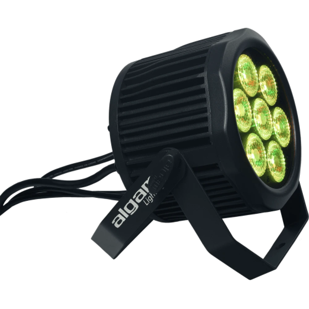 ALGAM LIGHTING - IP-PAR-712-HEX HEX - Waterdicht LED projectoren 7 x 12W RGBWAU IP65 - Afbeelding 4