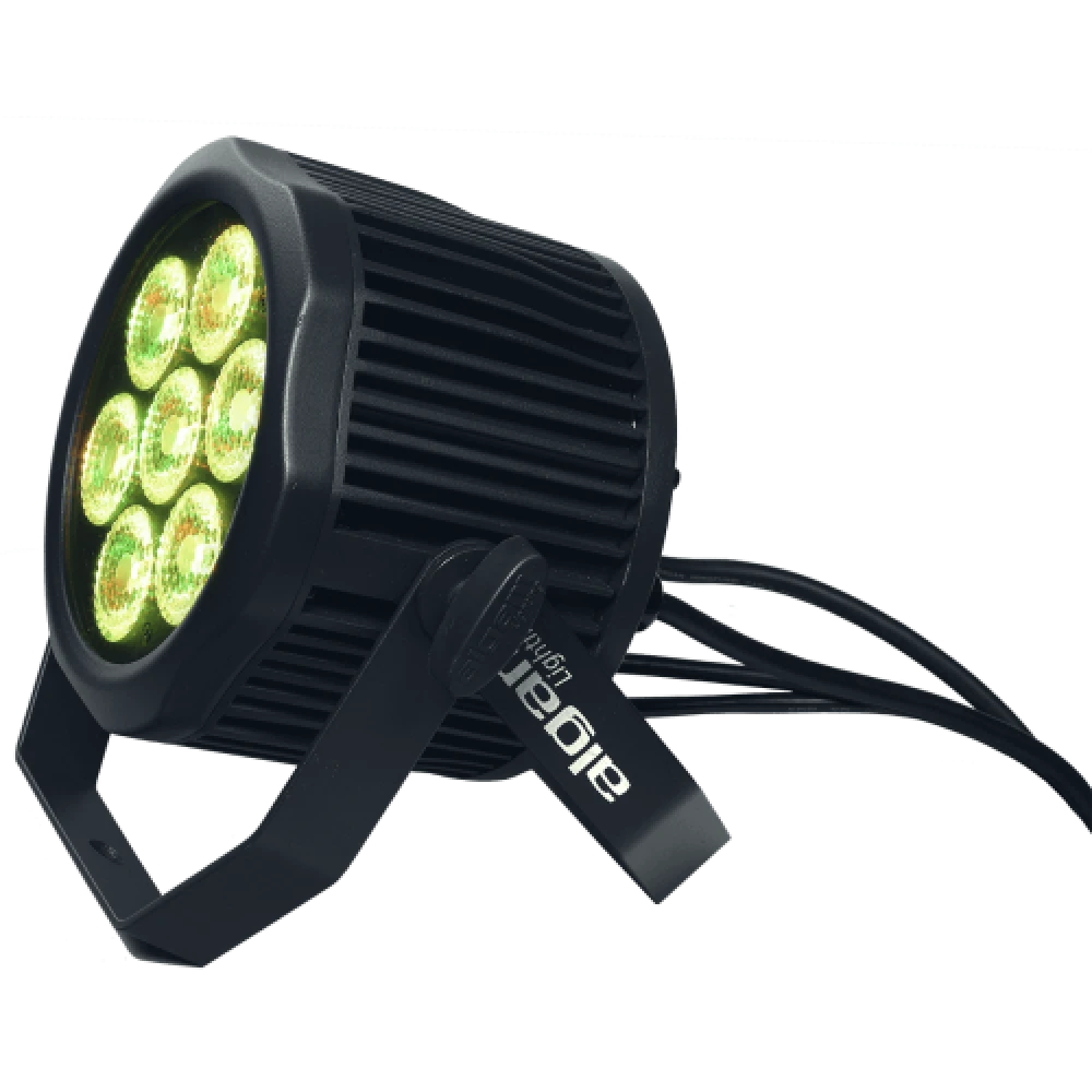 ALGAM LIGHTING - IP-PAR-712-HEX HEX - Waterdicht LED projectoren 7 x 12W RGBWAU IP65 - Afbeelding 6